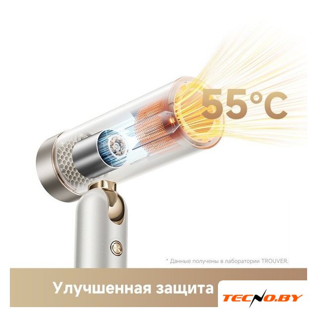 Фен Trouver Flip 10 (белый/золотистый) - Изображение №10 — Интернет-Магазин TECNO.BY