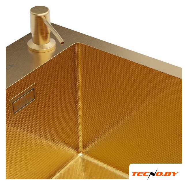 Кухонная мойка Roxen Simple 560220-60G-GR золото/текстурная PVD покрытие (с коландером и дозатором) - Изображение №13 — Интернет-Магазин TECNO.BY