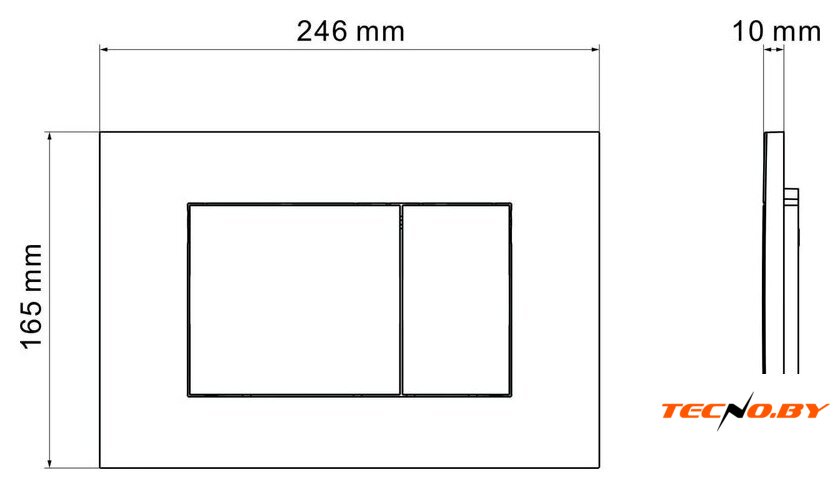 Унитаз подвесной Asten Readle Zentralmodul AR0601-135W - Изображение №21 — Интернет-Магазин TECNO.BY