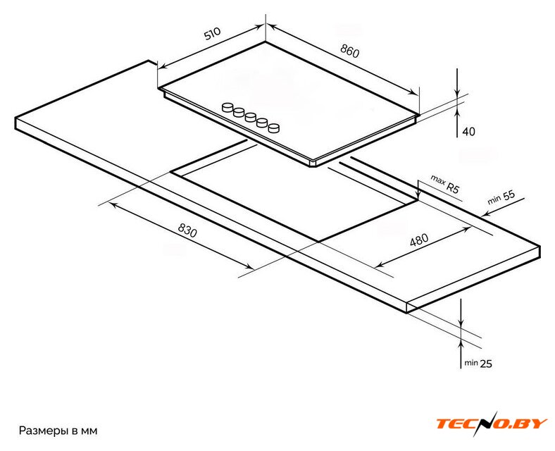 Варочная панель LEX GVG 954 BBL - Изображение №4 — Интернет-Магазин TECNO.BY