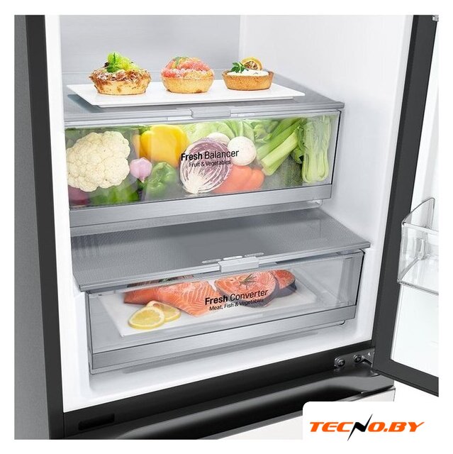 Холодильник LG DoorCоoling+ GC-B509QG9M - Изображение №3 — Интернет-Магазин TECNO.BY