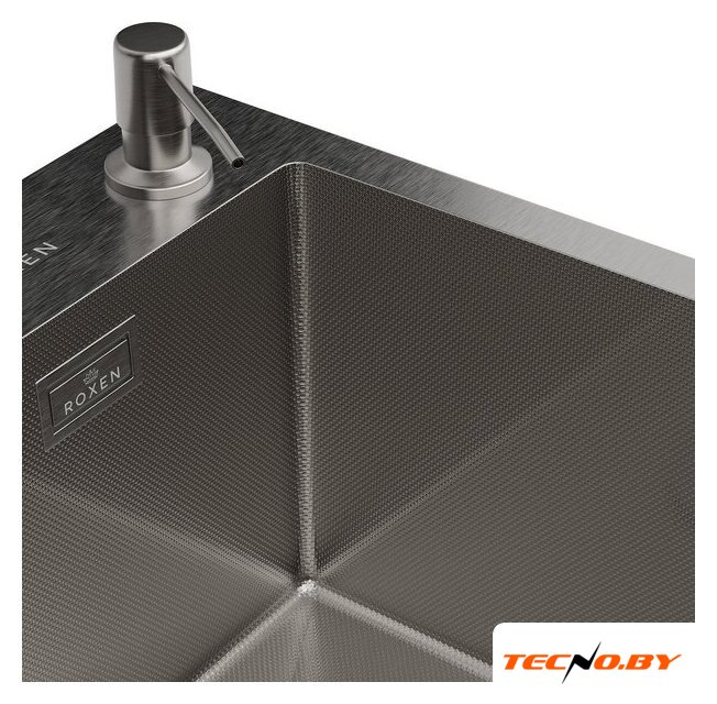 Кухонная мойка Roxen Simple 560220-60-GR сатин/текстурная (с коландером и дозатором) - Изображение №12 — Интернет-Магазин TECNO.BY
