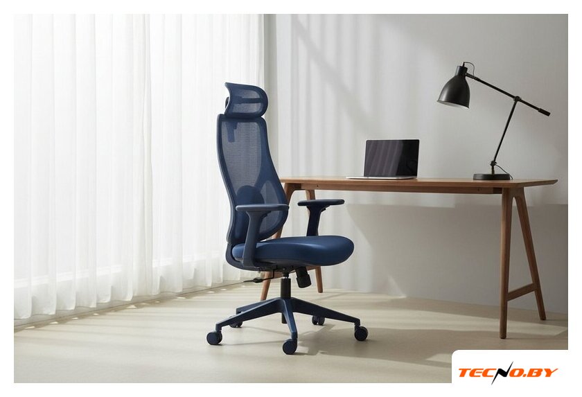 Офисное кресло FOX HOUSE Femund LN010A 50.045 (синий) - Изображение №14 — Интернет-Магазин TECNO.BY