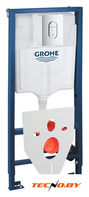 Унитаз подвесной Lauter Vortex 2110830+GROHE Rapid SL 39504000+37131000 с кнопкой (округлая, хром) - Изображение №21 — Интернет-Магазин TECNO.BY