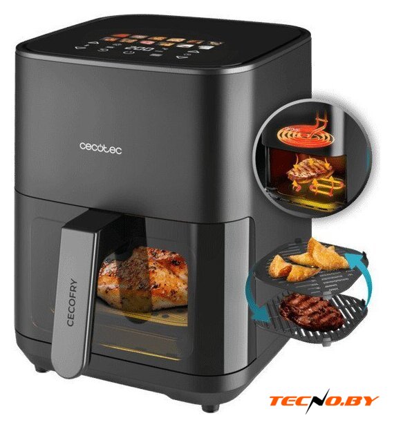 Аэрогриль (аэрофритюрница) Cecotec Cecofry&Grill Duoheat 4000 - Изображение №6 — Интернет-Магазин TECNO.BY