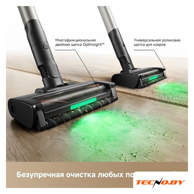 Пылесос Trouver Cordless Vacuum Cleaner G70 Detect V2515 (евровилка, черный) - Изображение №6 — Интернет-Магазин TECNO.BY