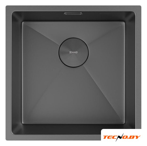 Кухонная мойка ZorG Zerox 44 U / IF Zurinox PVD Gunblack - Изображение №3 — Интернет-Магазин TECNO.BY