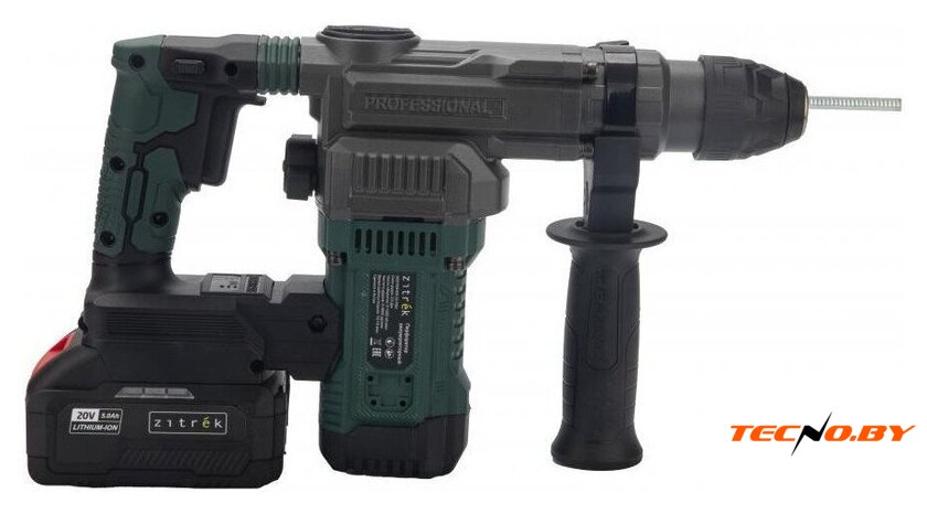 Перфоратор Zitrek Destroyer 20 PRO 085-1092 (с 2-мя АКБ, кейс) - Изображение №4 — Интернет-Магазин TECNO.BY