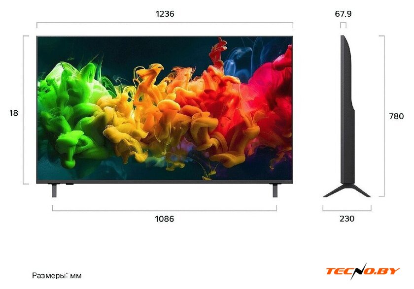 MiniLED телевизор LG QNED evo AI QNED80 55QNED80B6B - Изображение №2 — Интернет-Магазин TECNO.BY