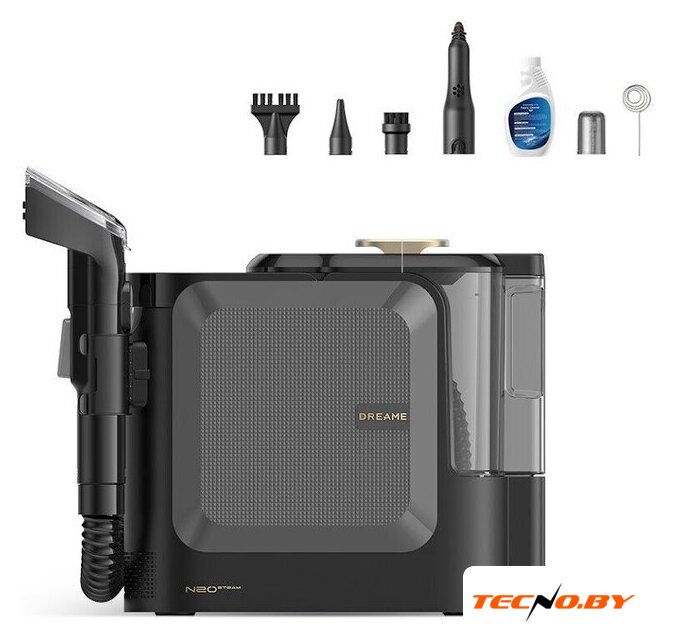 Пылесос Dreame Portable Carpet Spot Cleaner N20 Steam HNR27A (евровилка, черный) - Изображение №8 — Интернет-Магазин TECNO.BY