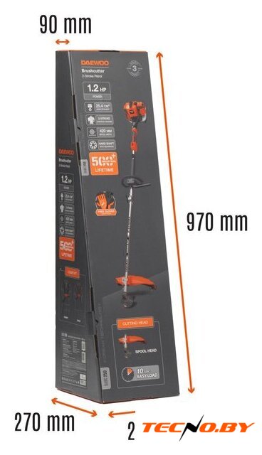 Триммер Daewoo Power DABC 250 - Изображение №11 — Интернет-Магазин TECNO.BY