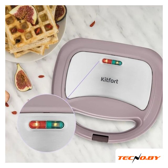 Вафельница Kitfort KT-3647 - Изображение №3 — Интернет-Магазин TECNO.BY