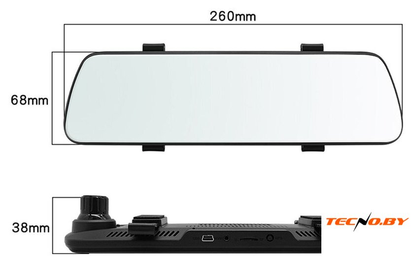 Видеорегистратор-зеркало Ritmix AVR-9100 - Изображение №4 — Интернет-Магазин TECNO.BY