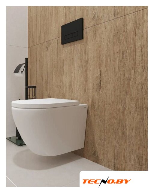 Унитаз подвесной Lauter Vortex 2110830+GROHE Rapid SL 38721001+37131000 с кнопкой (овальная, хром) - Изображение №10 — Интернет-Магазин TECNO.BY