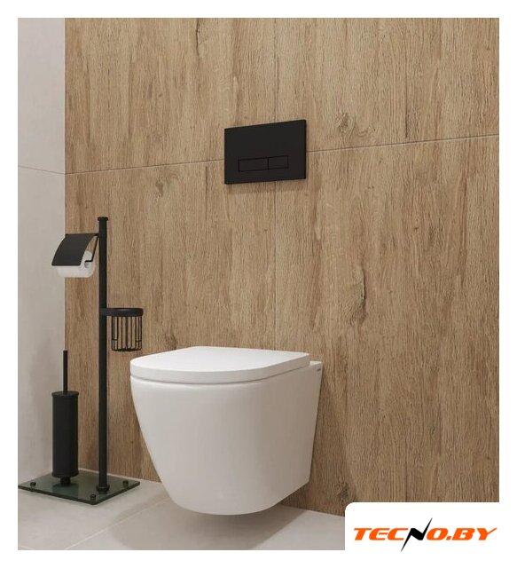 Унитаз подвесной Lauter Vortex 2110830+GROHE Rapid SL 38721001+37131000 с кнопкой (овальная, хром) - Изображение №7 — Интернет-Магазин TECNO.BY