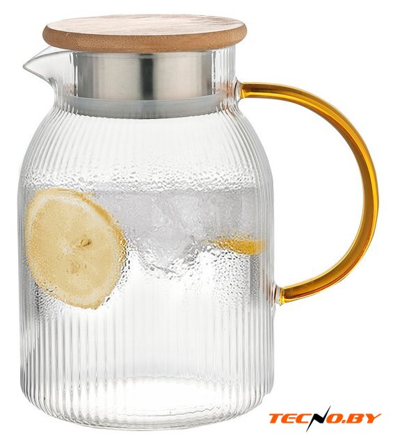 Заварочный чайник Makkua Ribbed Glassware RT1200 - Изображение №1 — Интернет-Магазин TECNO.BY