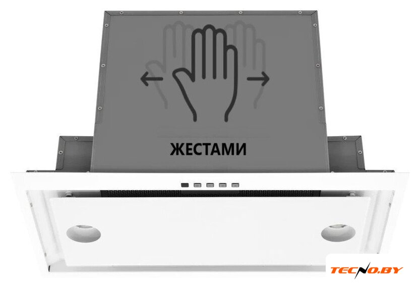Кухонная вытяжка Akpo Neva Glass II 60 wk-12 (белый) - Изображение №1 — Интернет-Магазин TECNO.BY