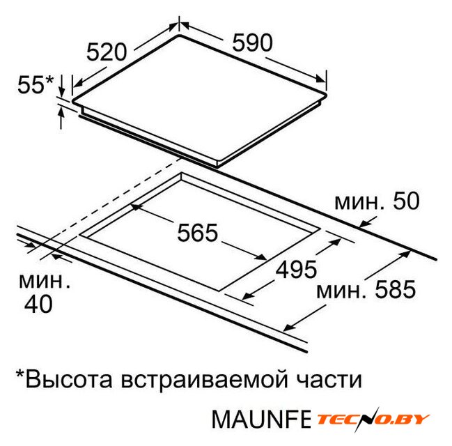 Варочная панель MAUNFELD CVI604EXWH - Изображение №8 — Интернет-Магазин TECNO.BY