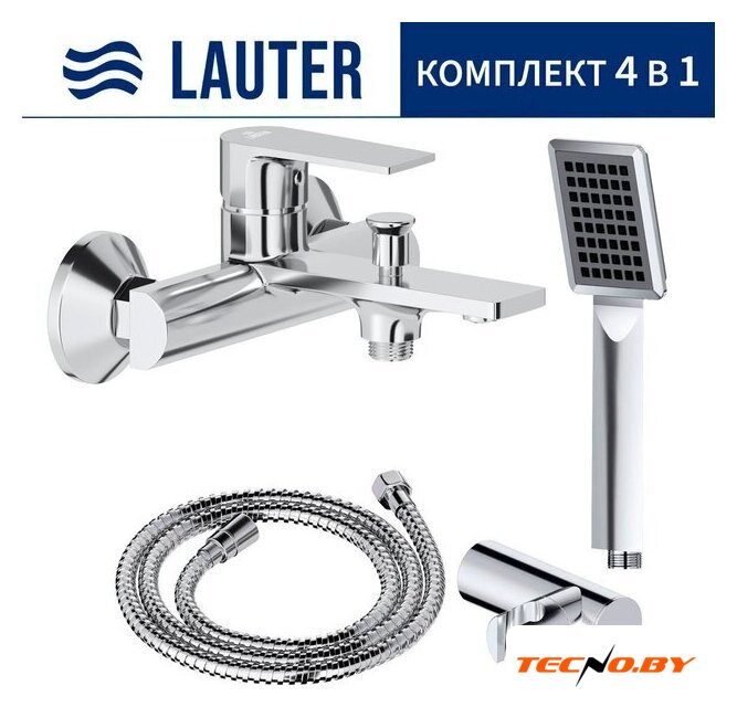 Смеситель Lauter Reef 21CK6678C с лейкой Relexa Serene 21S00103 - Изображение №1 — Интернет-Магазин TECNO.BY