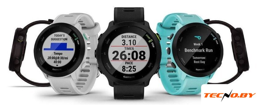 Умные часы Garmin Forerunner 55 (черный) - Изображение №10 — Интернет-Магазин TECNO.BY