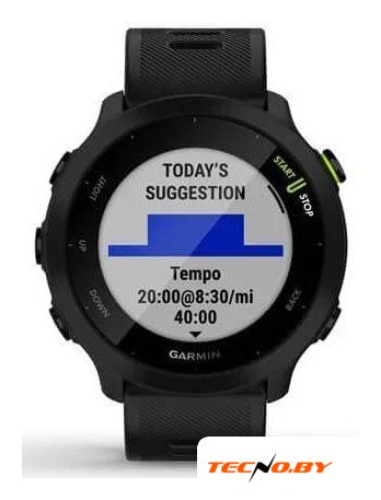 Умные часы Garmin Forerunner 55 (черный) - Изображение №6 — Интернет-Магазин TECNO.BY