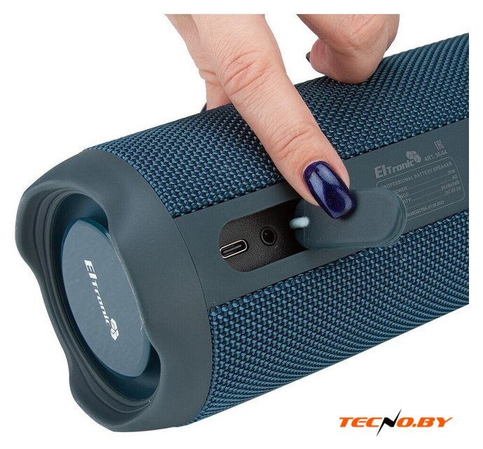 Беспроводная колонка Eltronic 30-04 Simply (темно-синий) - Изображение №4 — Интернет-Магазин TECNO.BY