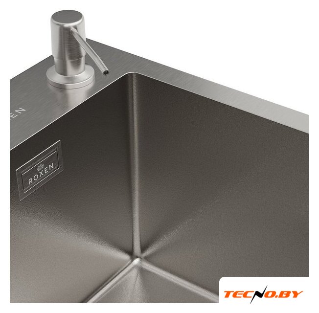 Кухонная мойка Roxen Simple 560220-50-V сатин/текстурная (с коландером и дозатором) - Изображение №13 — Интернет-Магазин TECNO.BY