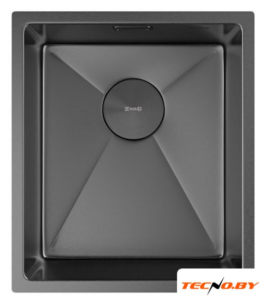 Кухонная мойка ZorG Zerox 38 U / IF PVD Gunblack - Изображение №3 — Интернет-Магазин TECNO.BY