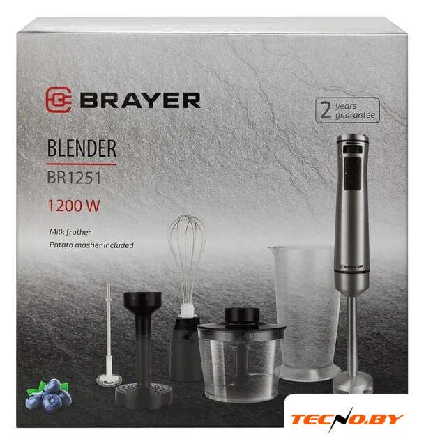 Погружной блендер Brayer BR1251 - Изображение №11 — Интернет-Магазин TECNO.BY