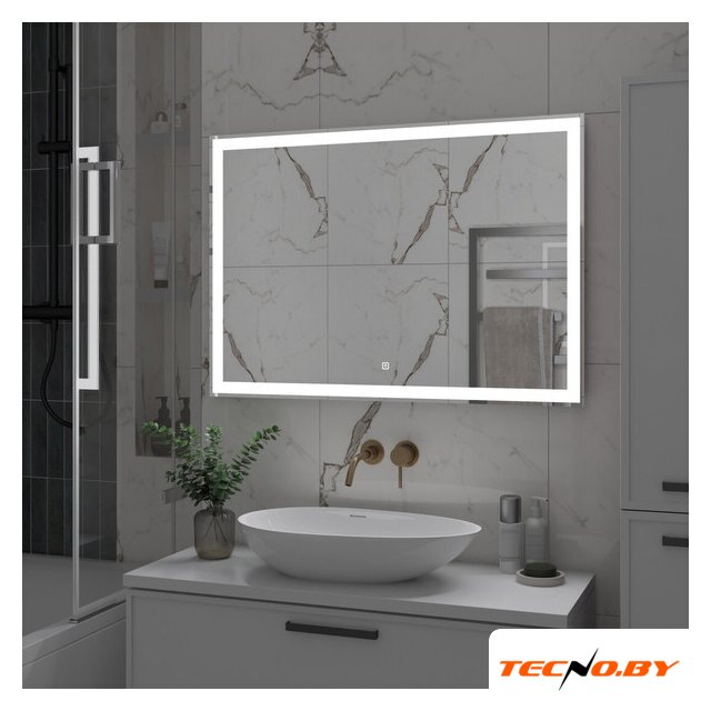  Континент Зеркало Clamm Led 100x70 - Изображение №9 — Интернет-Магазин TECNO.BY