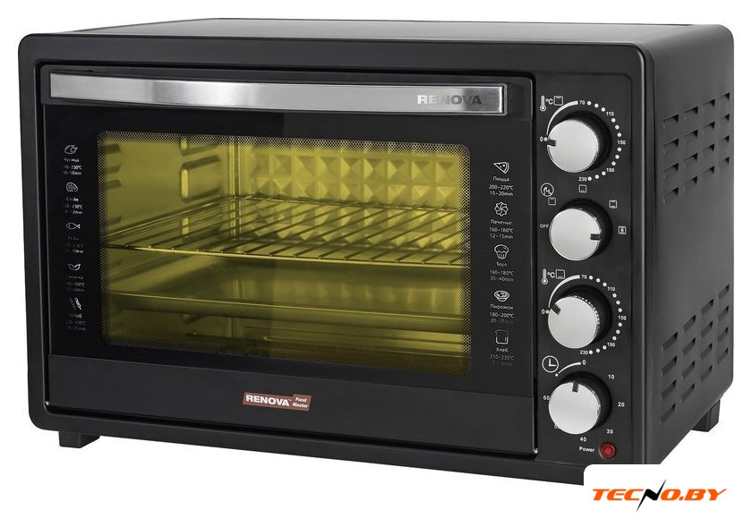 Мини-печь Renova MO-45GFLTB1 - Изображение №1 — Интернет-Магазин TECNO.BY