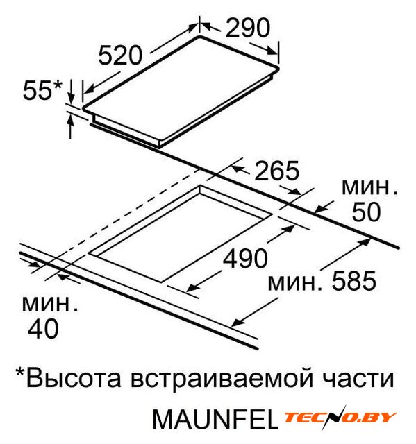 Варочная панель MAUNFELD CVI302EXBK - Изображение №8 — Интернет-Магазин TECNO.BY