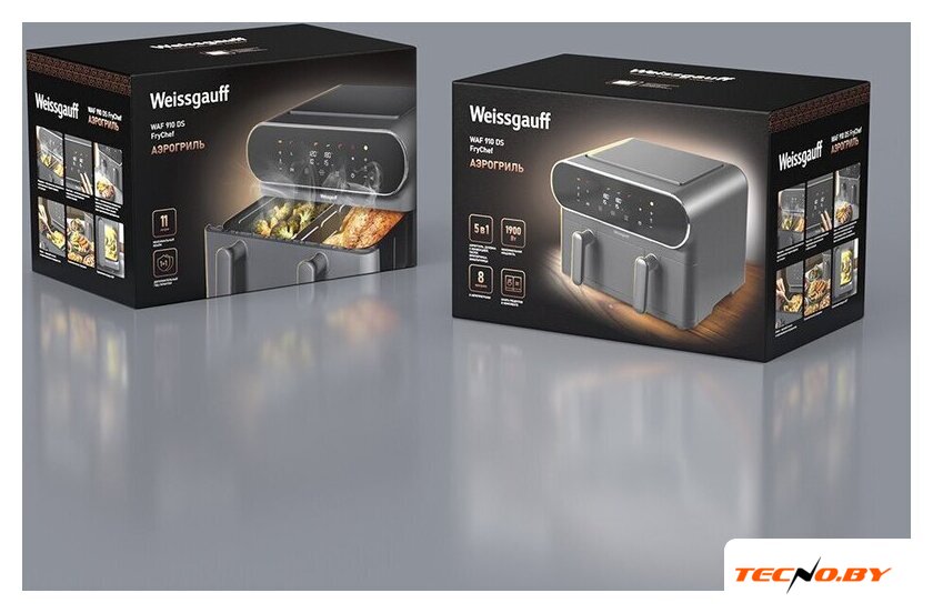 Аэрогриль (аэрофритюрница) Weissgauff WAF 910 DS FryChef - Изображение №30 — Интернет-Магазин TECNO.BY