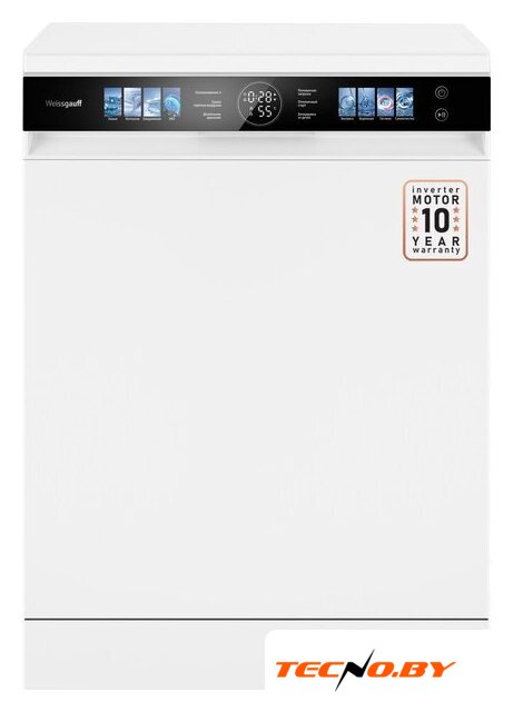 Отдельностоящая посудомоечная машина Weissgauff DW 999 Touch Inverter Dual Fan Dry - Изображение №1 — Интернет-Магазин TECNO.BY