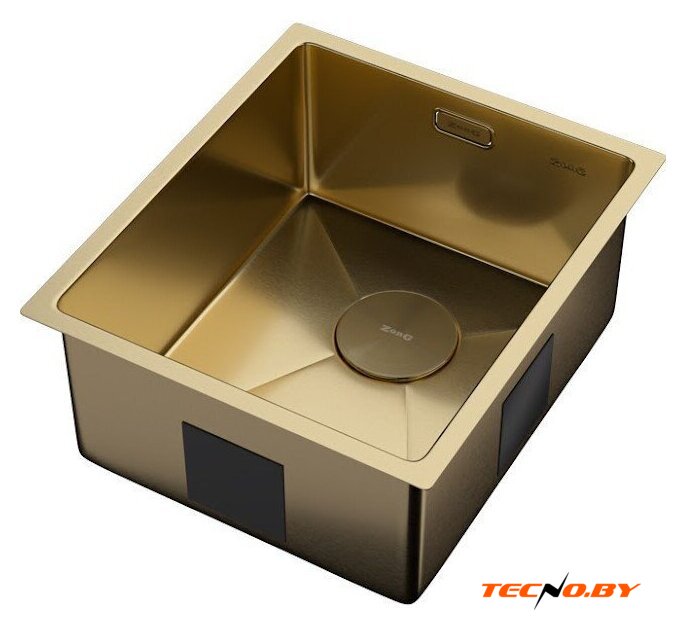 Кухонная мойка ZorG Zerox 38 U / IF PVD Gold - Изображение №2 — Интернет-Магазин TECNO.BY