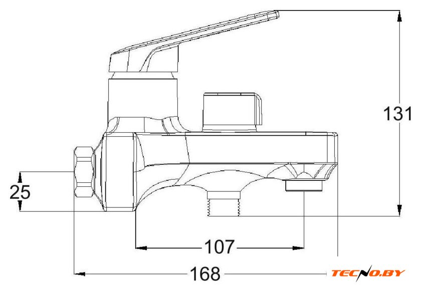 Смеситель РМС PL7-009E - Изображение №9 — Интернет-Магазин TECNO.BY