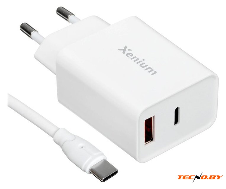 Сетевое зарядное Xenium X332 (белый) - Изображение №1 — Интернет-Магазин TECNO.BY