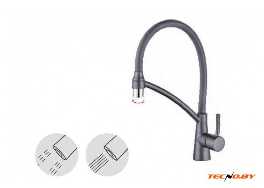 Смеситель Ledeme L4399D-12 - Изображение №4 — Интернет-Магазин TECNO.BY
