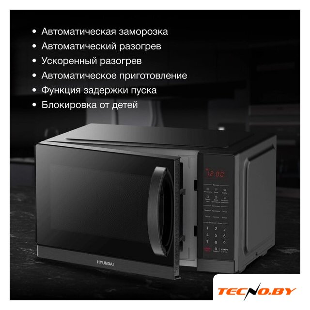 Микроволновая печь Hyundai HYM-D3011 - Изображение №3 — Интернет-Магазин TECNO.BY