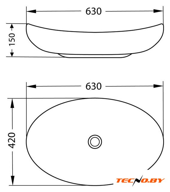 Умывальник Lauter 21502 + Cascade 21СК0655C с сифоном 21635CH (хром) - Изображение №11 — Интернет-Магазин TECNO.BY
