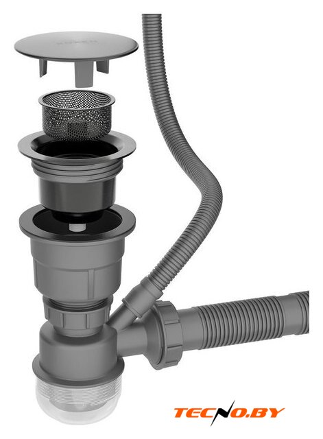 Кухонная мойка Roxen Simple 560220-60B-V графит/текстурная PVD покрытие (с коландером и дозатором) - Изображение №16 — Интернет-Магазин TECNO.BY