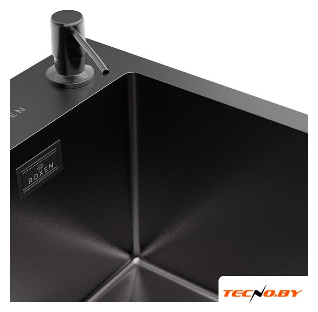 Кухонная мойка Roxen Simple 560220-60B-V графит/текстурная PVD покрытие (с коландером и дозатором) - Изображение №11 — Интернет-Магазин TECNO.BY