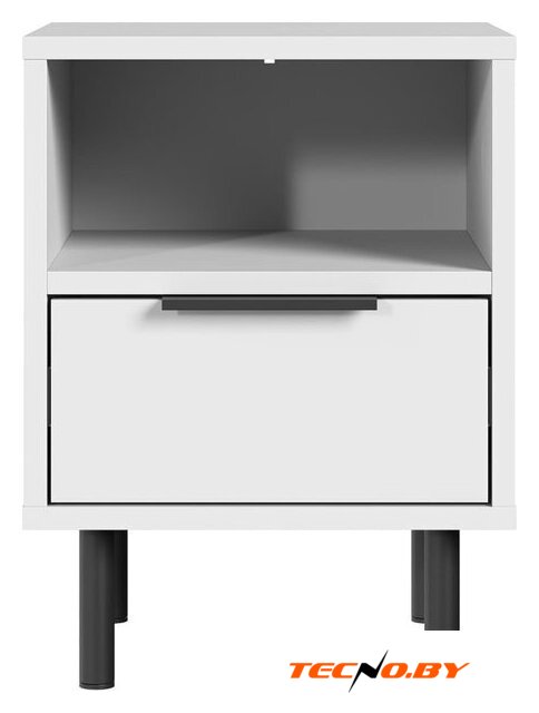 Тумба Mio Tesoro Rimini KOM1S (белый/белый) - Изображение №2 — Интернет-Магазин TECNO.BY