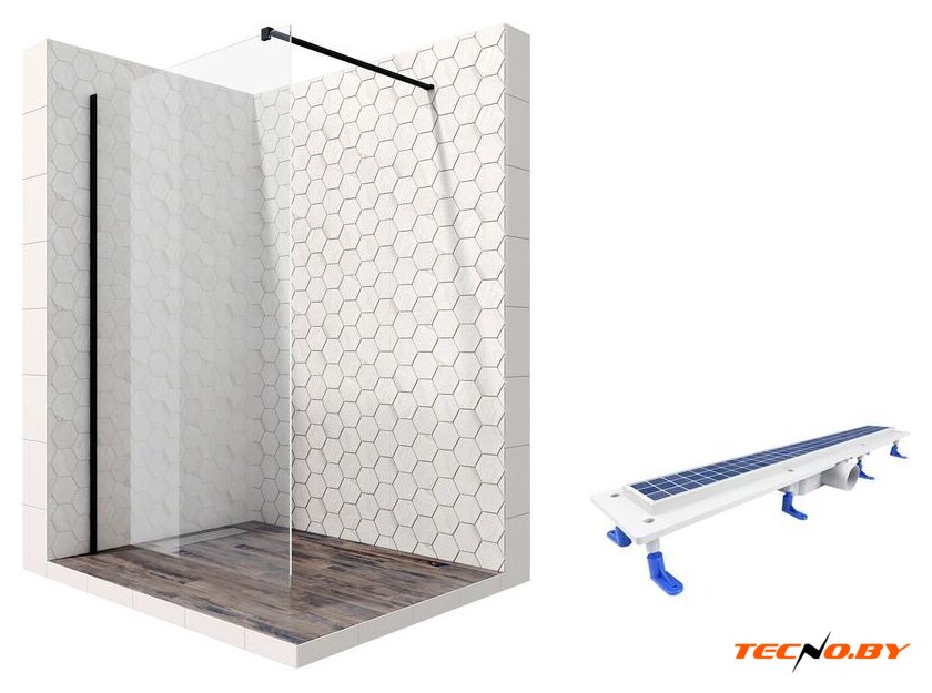 Душевая стенка Ambassador Set 15031111-ST17 - Изображение №1 — Интернет-Магазин TECNO.BY