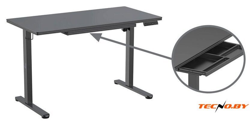 Стол с регулировкой высоты Ritmix TBL-1207S (черный) - Изображение №1 — Интернет-Магазин TECNO.BY