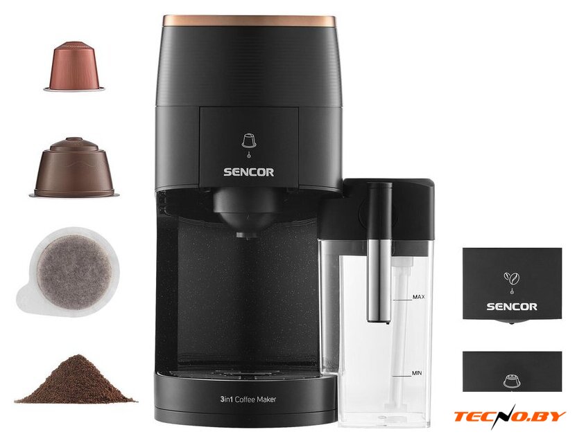 Капсульная кофеварка Sencor SCC 3000BK - Изображение №9 — Интернет-Магазин TECNO.BY