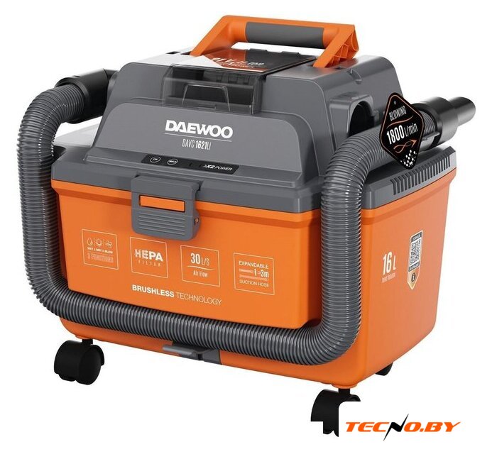 Пылесос Daewoo Power DAVC 1621Li - Изображение №2 — Интернет-Магазин TECNO.BY