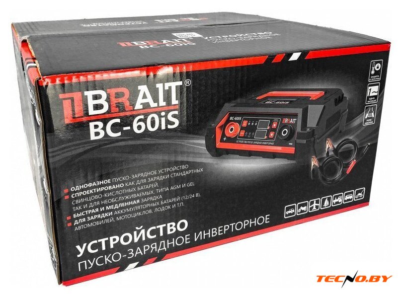 Пуско-зарядное устройство Brait BC-60iS - Изображение №7 — Интернет-Магазин TECNO.BY
