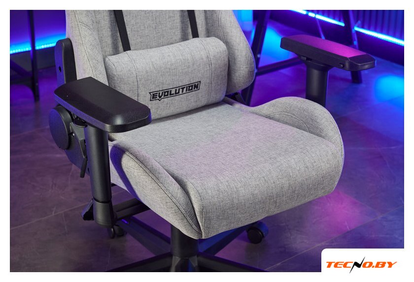 Игровое (геймерское) кресло Evolution Tactic Pro (серый) - Изображение №24 — Интернет-Магазин TECNO.BY