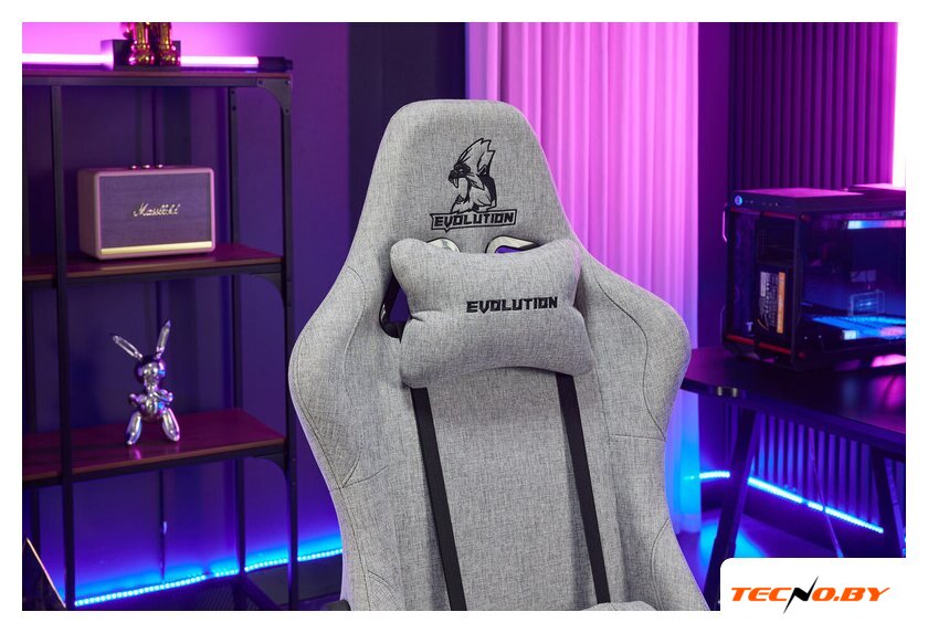 Игровое (геймерское) кресло Evolution Tactic Pro (серый) - Изображение №22 — Интернет-Магазин TECNO.BY